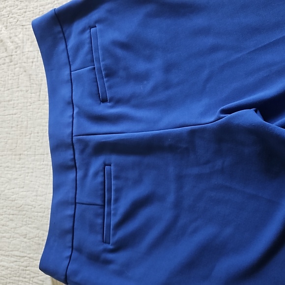 LOFT WOMENS  MARISA PANTS SIZE 12 BLUE COLOR PREOWNED CONDITION - Picture 8 of 17